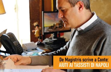 De Magistris scrive a Conte, aiuti ai tassisti di Napoli radio taxi napoli